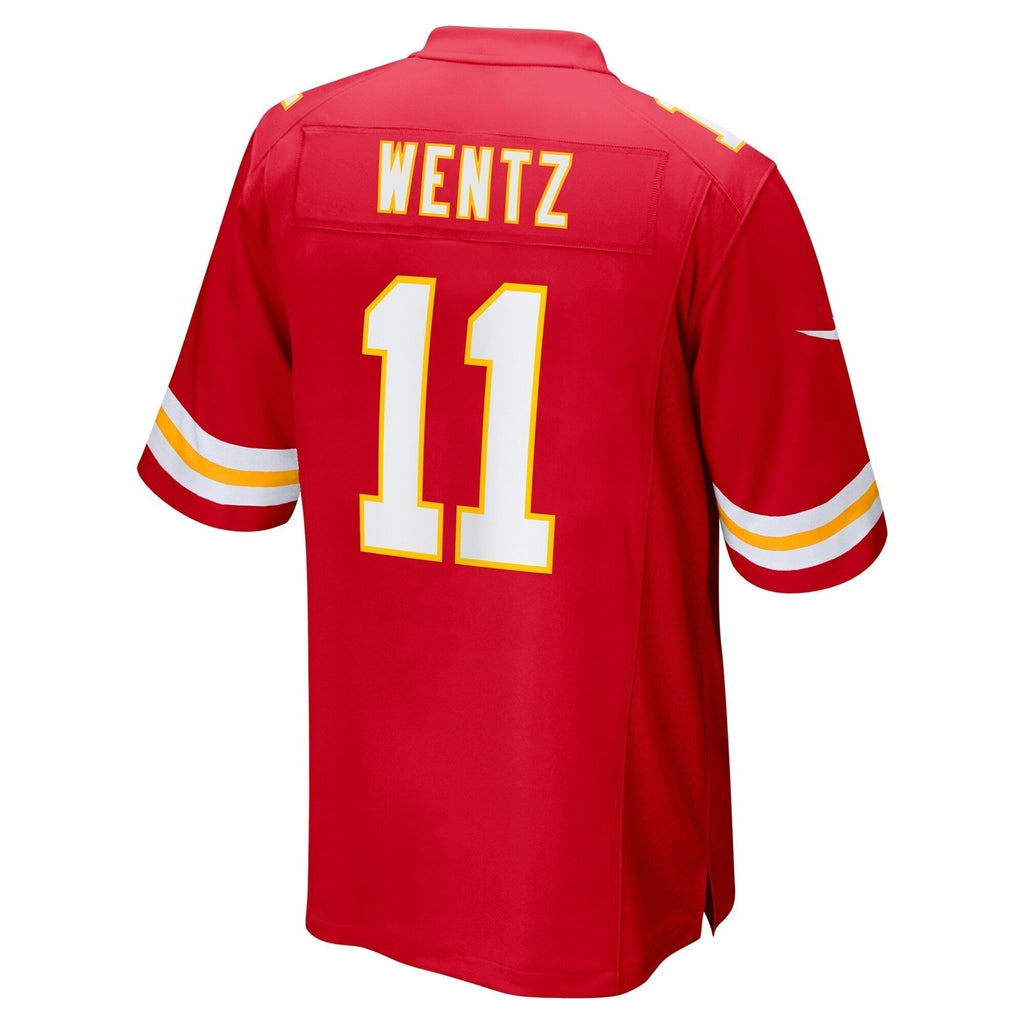 Carson Wentz Kansas City Chiefs   Game Jersey -  Red