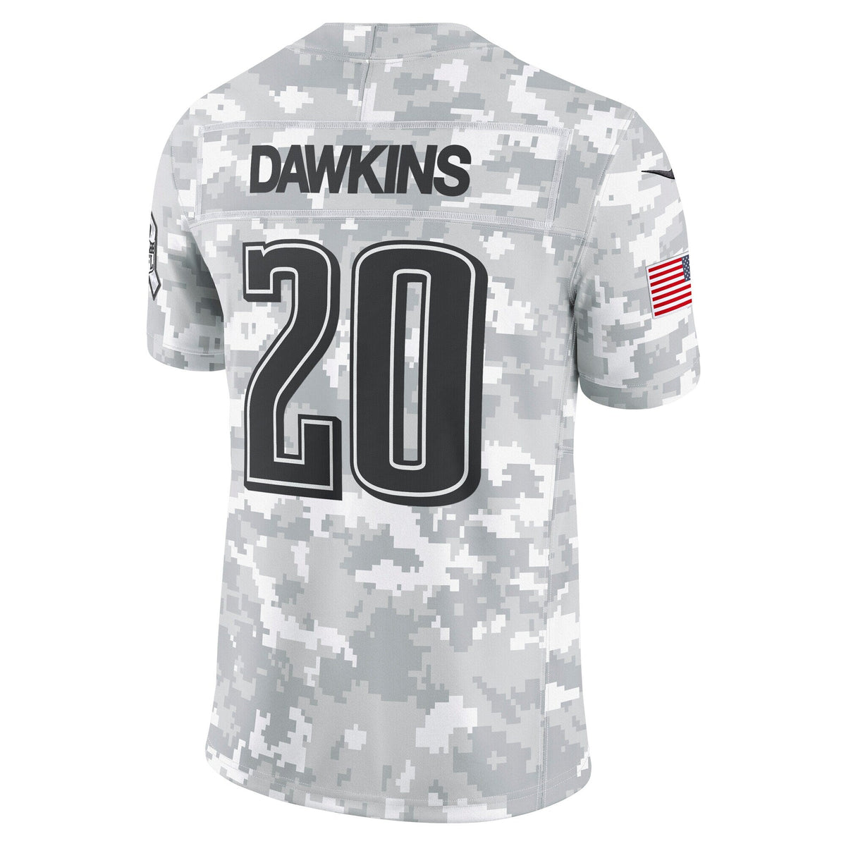 Brian Dawkins Philadelphia Eagles  2024 Salute to Service Retired   Limited Jersey - Arctic Camo