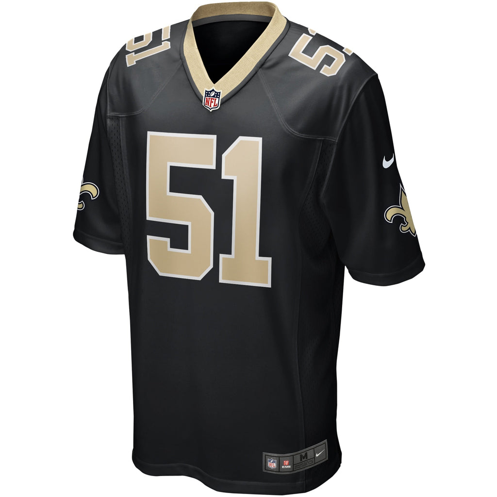 Cesar Ruiz New Orleans Saints    Game Jersey - Black