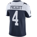 D.Cowboys #4 Dak Prescott Navy Alternate Vapor Limited Jersey