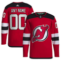 Men's New Jersey1 Devils Red Custom Team Player Jersey1