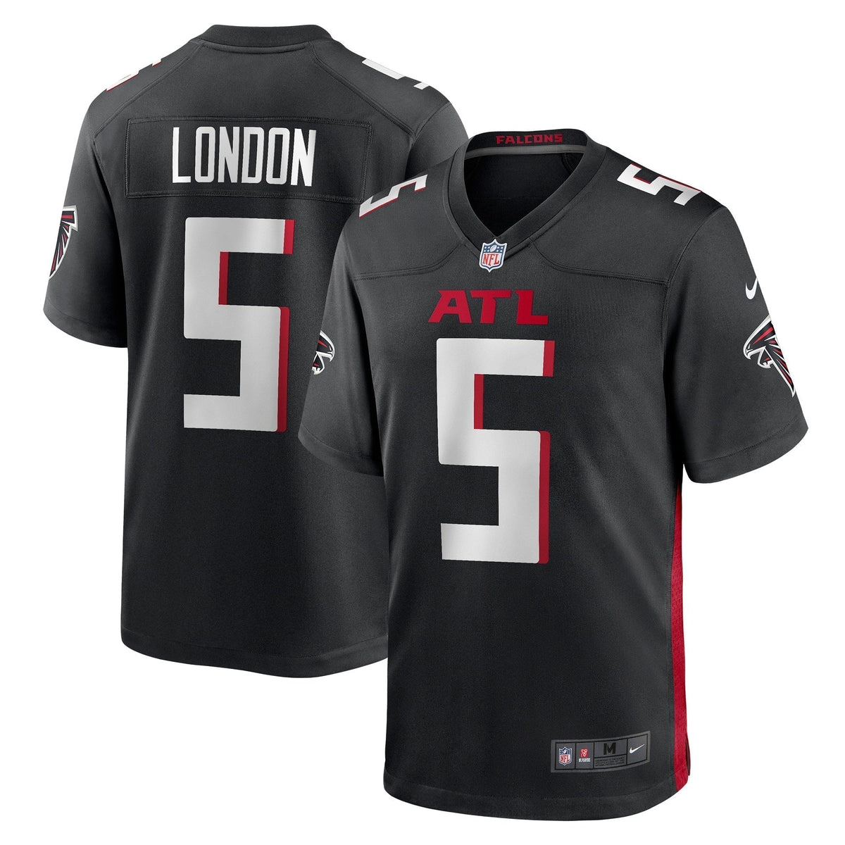 Drake London Atlanta Falcons    Game Jersey - Black