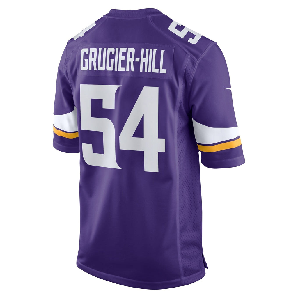 Kamu Grugier-Hill Minnesota Vikings  Game Jersey -  Purple
