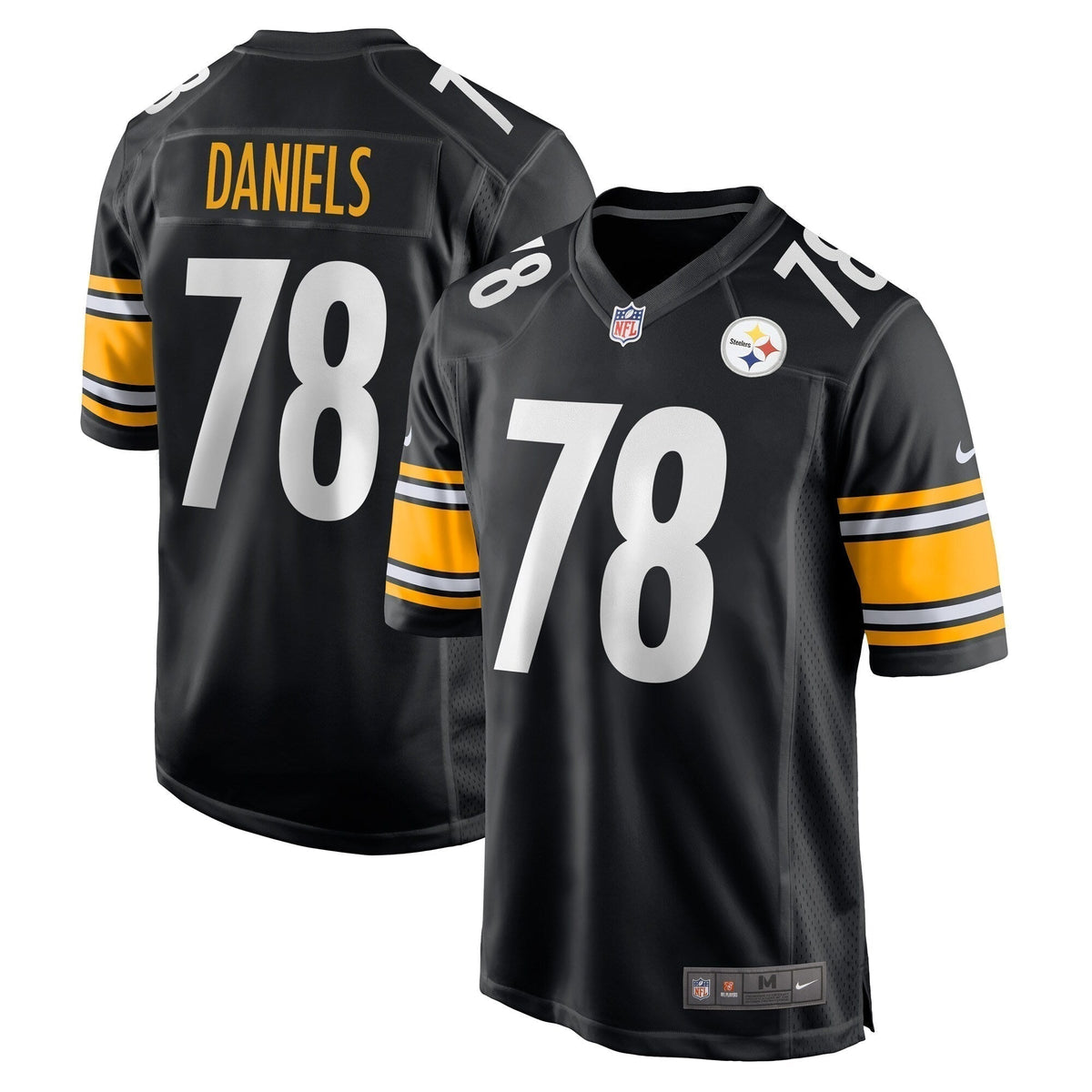 James Daniels Pittsburgh Steelers  Game   Jersey - Black