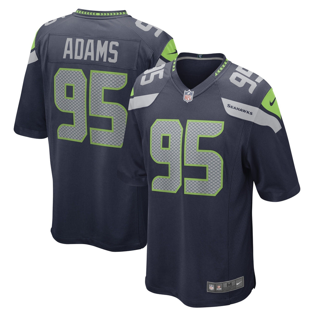 Myles Adams Seattle Seahawks  Game   Jersey - College Navy