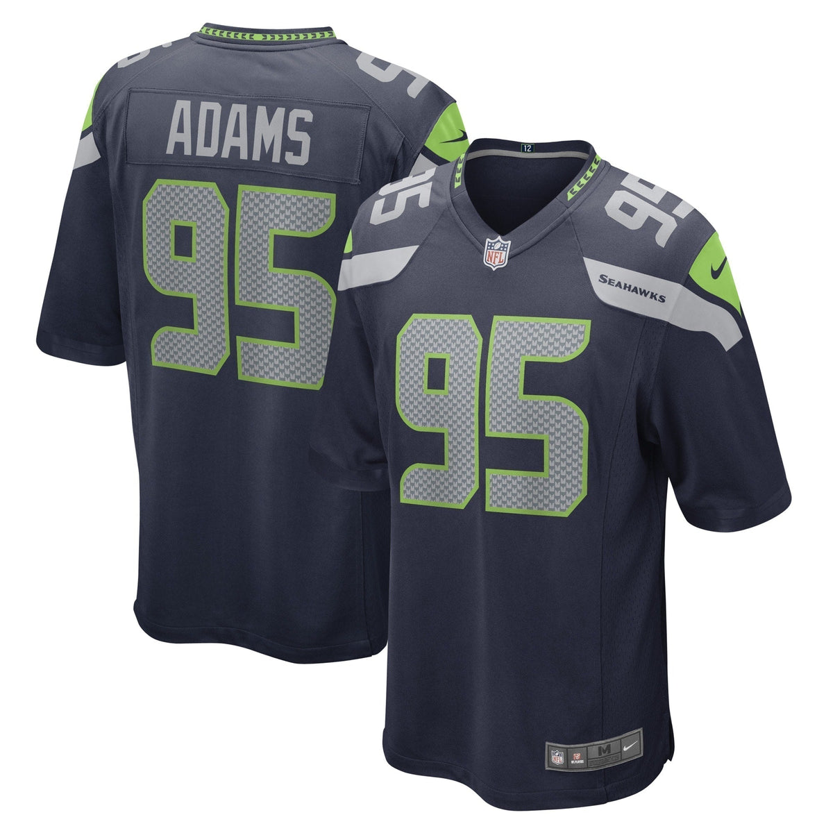 Myles Adams Seattle Seahawks  Game   Jersey - College Navy