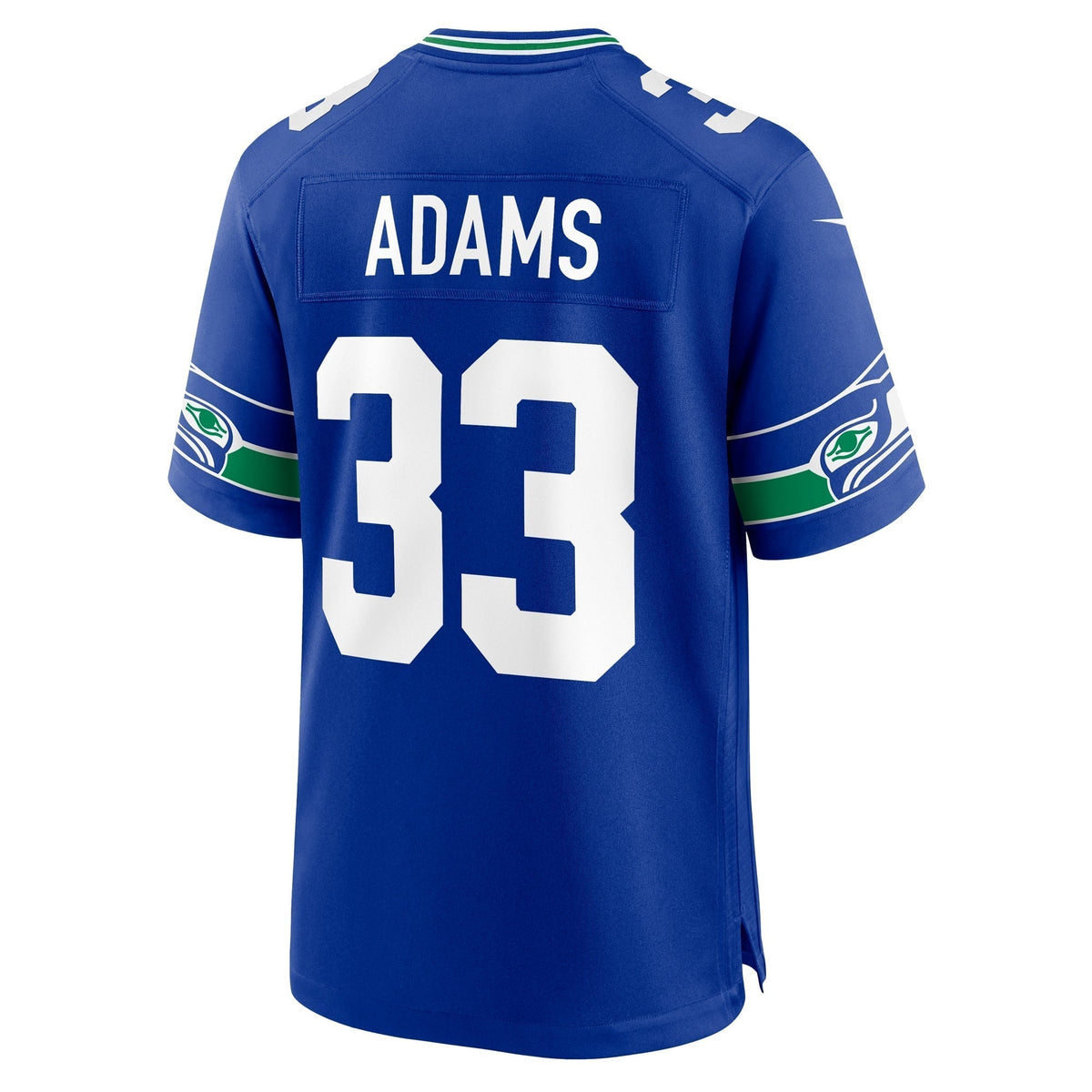Jamal Adams Seattle Seahawks  Throwback   Game Jersey - Royal