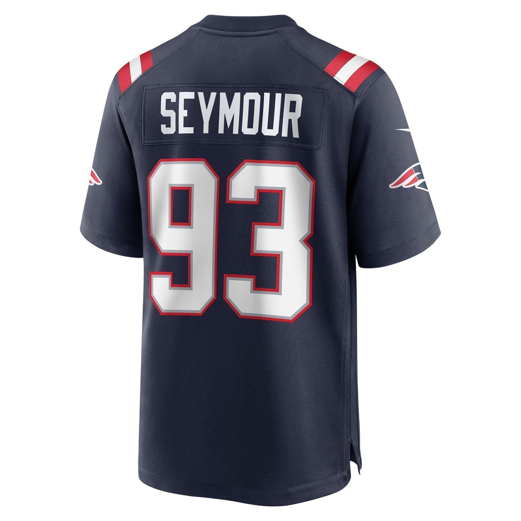 Richard Seymour New England Patriots  Retired   Game Jersey - Navy