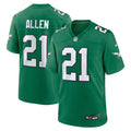 Eric Allen Philadelphia Eagles  Alternate Game Jersey - Kelly Green