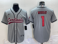 Men's Arizona Cardinals Kyler Murray Gray Game Jersey Joint Edition