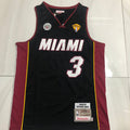 Heat 3# Wade Black Embroidered  Jersey