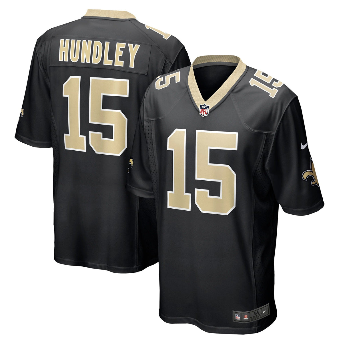 Brett Hundley New Orleans Saints  Game   Jersey - Black
