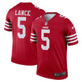 Trey Lance San Francisco 49ers  Legend Jersey - Scarlet