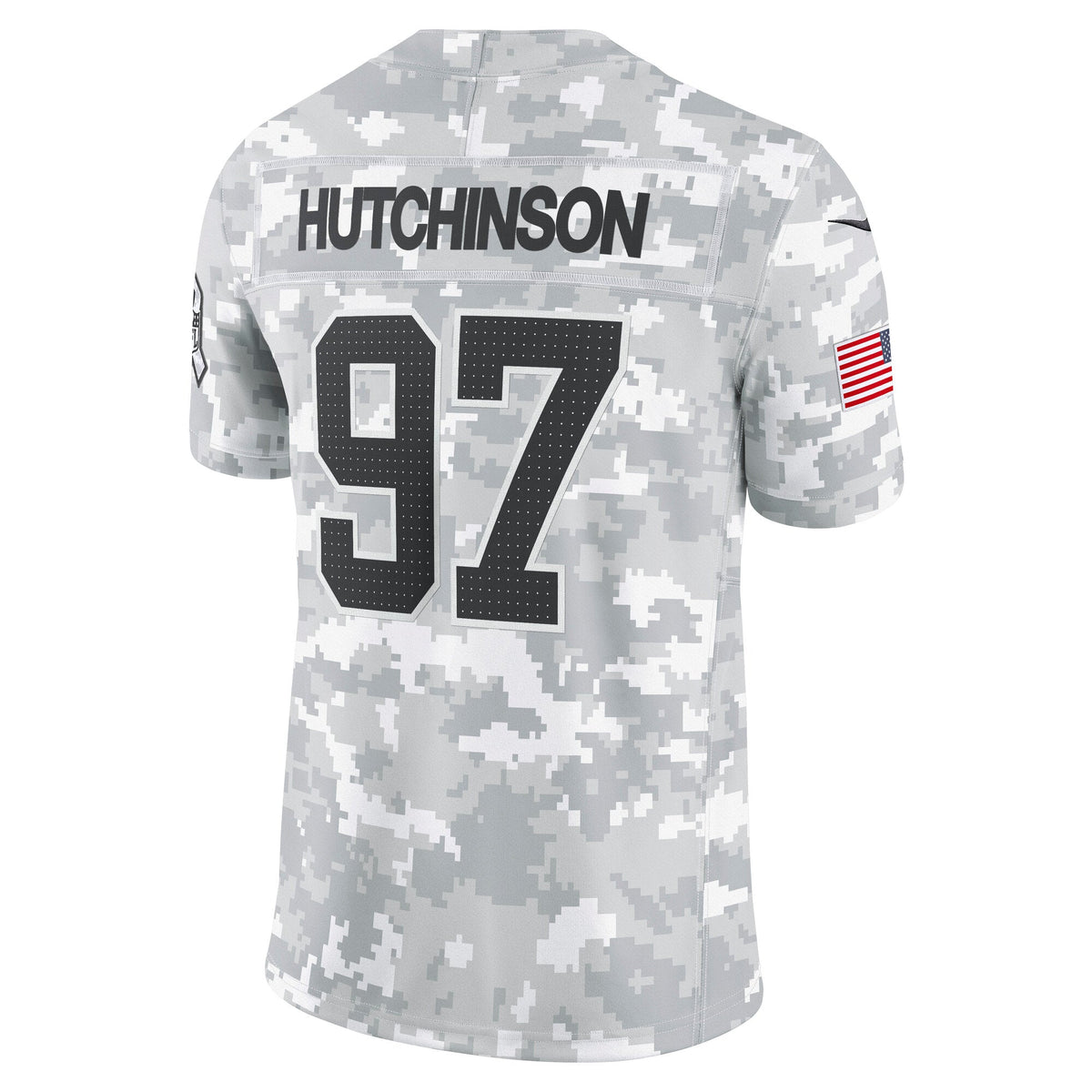 Aidan Hutchinson Detroit Lions  2024 Salute to Service Limited Jersey - Arctic Camo