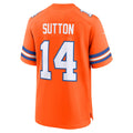 D.Broncos #14 Courtland Sutton Orange Alternate Game Jersey