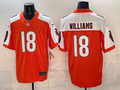 Men's Chicago Bears Caleb Williams Orange Game Player Jersey