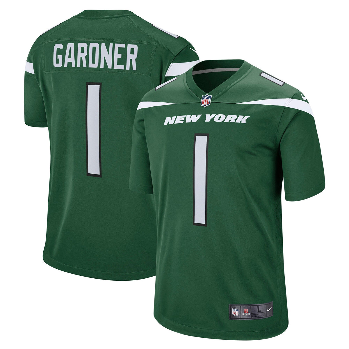 Ahmad Sauce Gardner New York Jets    Game Jersey - Green