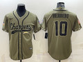 Men's Los Angeles Chargers Justin Herbert Olive 2022 Salute To Service Limited Jersey Joint Edition