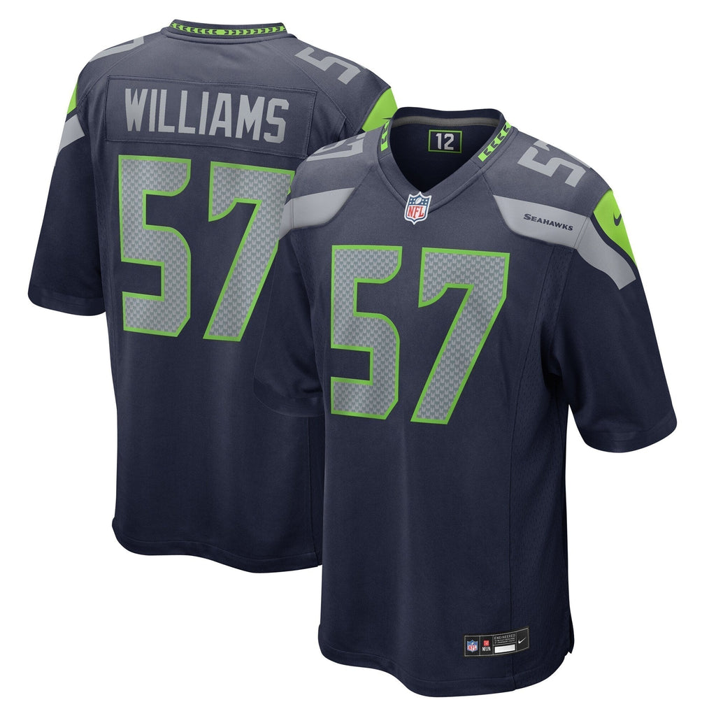 Connor Williams Seattle Seahawks   Game Jersey -  College Navy