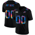 Custom1 Philadelphia Eagles Multi-Color Black 2020 Crucial Catch Vapor Untouchable Limited Jersey1 Stitched American Football Jerseys