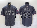 Men's New York Mets Edwin Diaz Graphite 2024 City Connect Limited Player Jersey