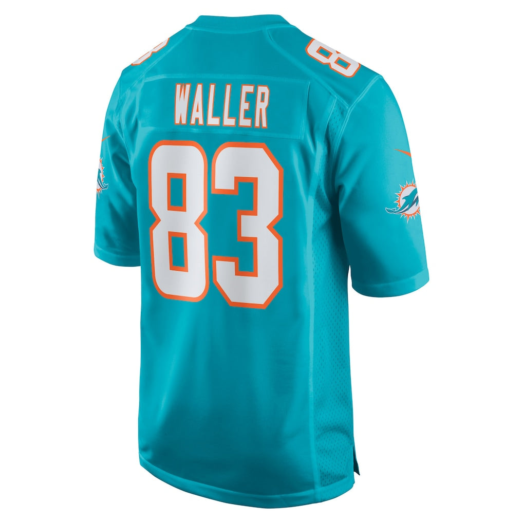 M.Dolphins #83 Darren Waller Aqua Team Game Jersey