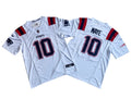 New England Patriots 10# Mac Jones  Vapor F.U.S.E. Limited White Jersey