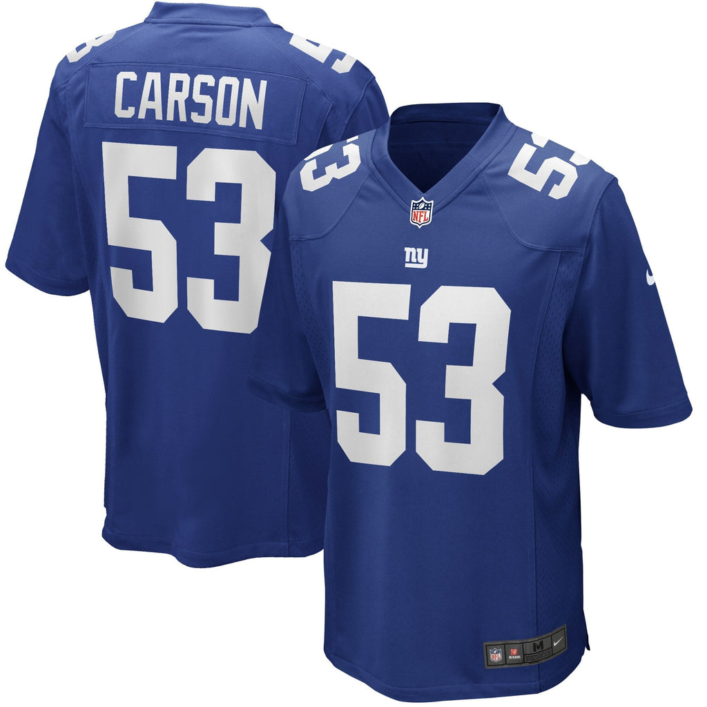 Harry Carson New York Giants  Game Retired   Jersey - Royal