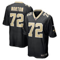 Storm Norton New Orleans Saints  Game Jersey - Black