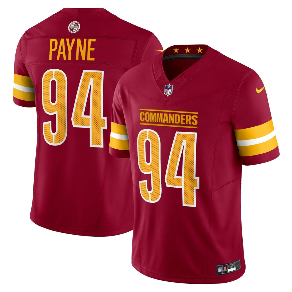 Daron Payne Washington Commanders  Vapor F.U.S.E. Limited Jersey - Burgundy