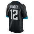J.Jaguars #12 Travis Hunter Black 2025 NFL Draft First Round Pick Alternate Game Player Jersey
