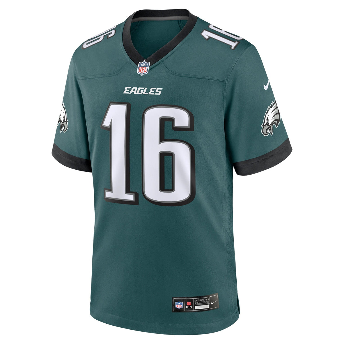 Tanner McKee Philadelphia Eagles  Team Game Jersey - Midnight Green