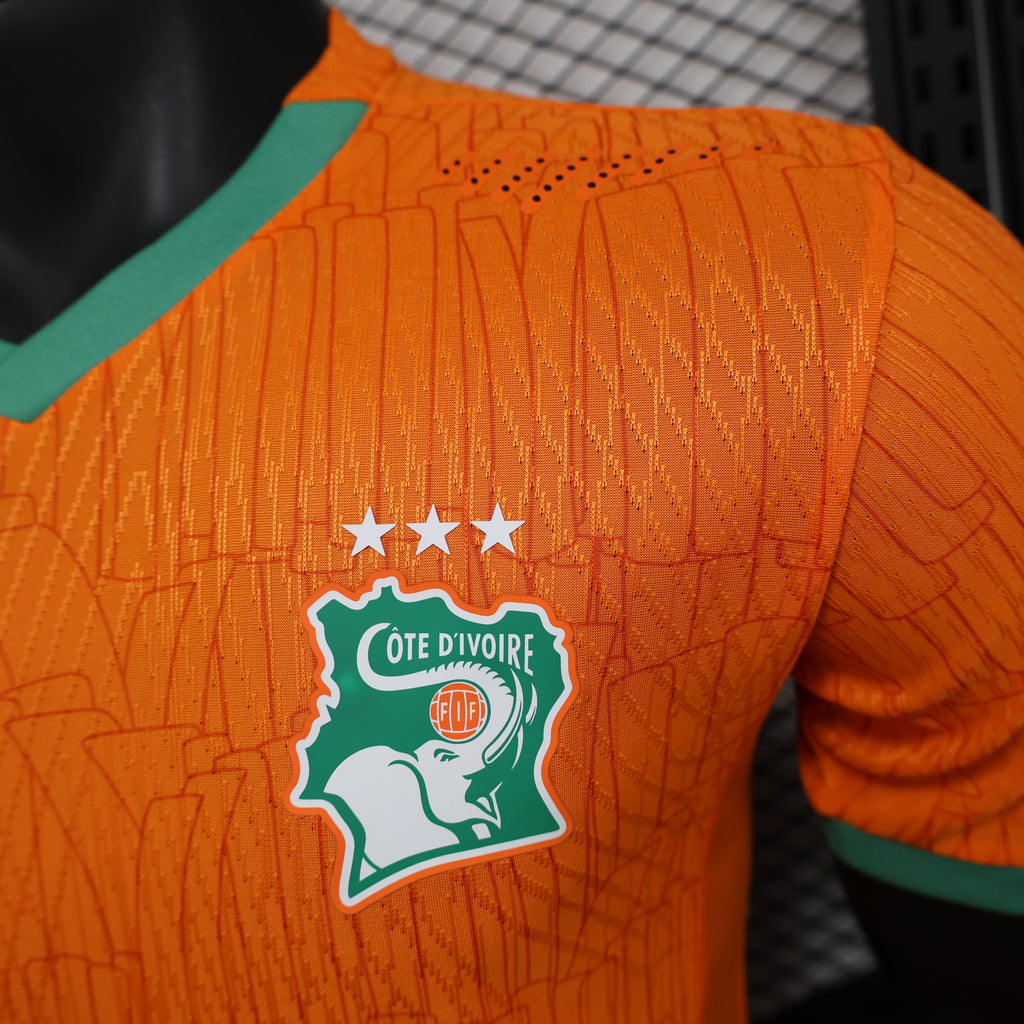 2026 Perforated Ivory Coast Home Player Version Jersey