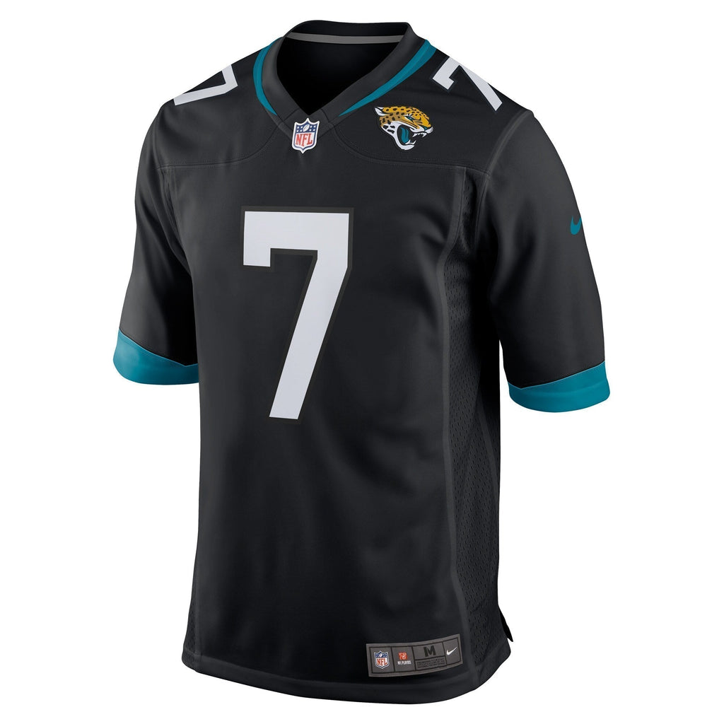 Byron Leftwich Jacksonville Jaguars  Alternate Retired   Game Jersey - Black
