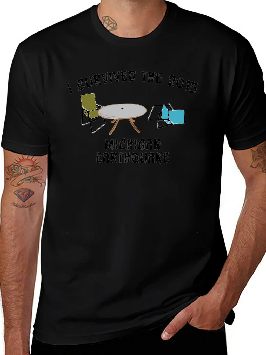 I Survived Michigan Earthquake T-Shirt