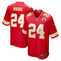 Skyy Moore Kansas City Chiefs  Game   Jersey - Red