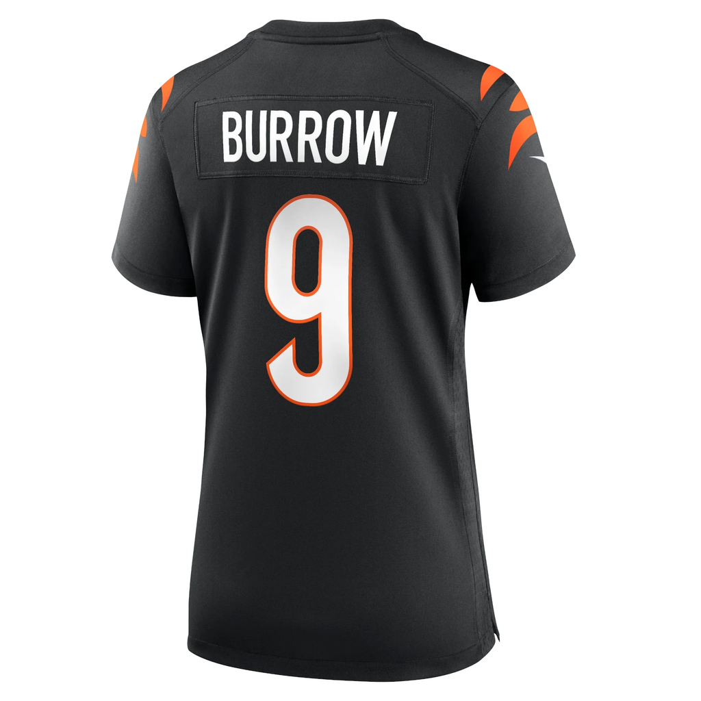 Women's  Joe Burrow Black Cincinnati Bengals Player Game Jersey