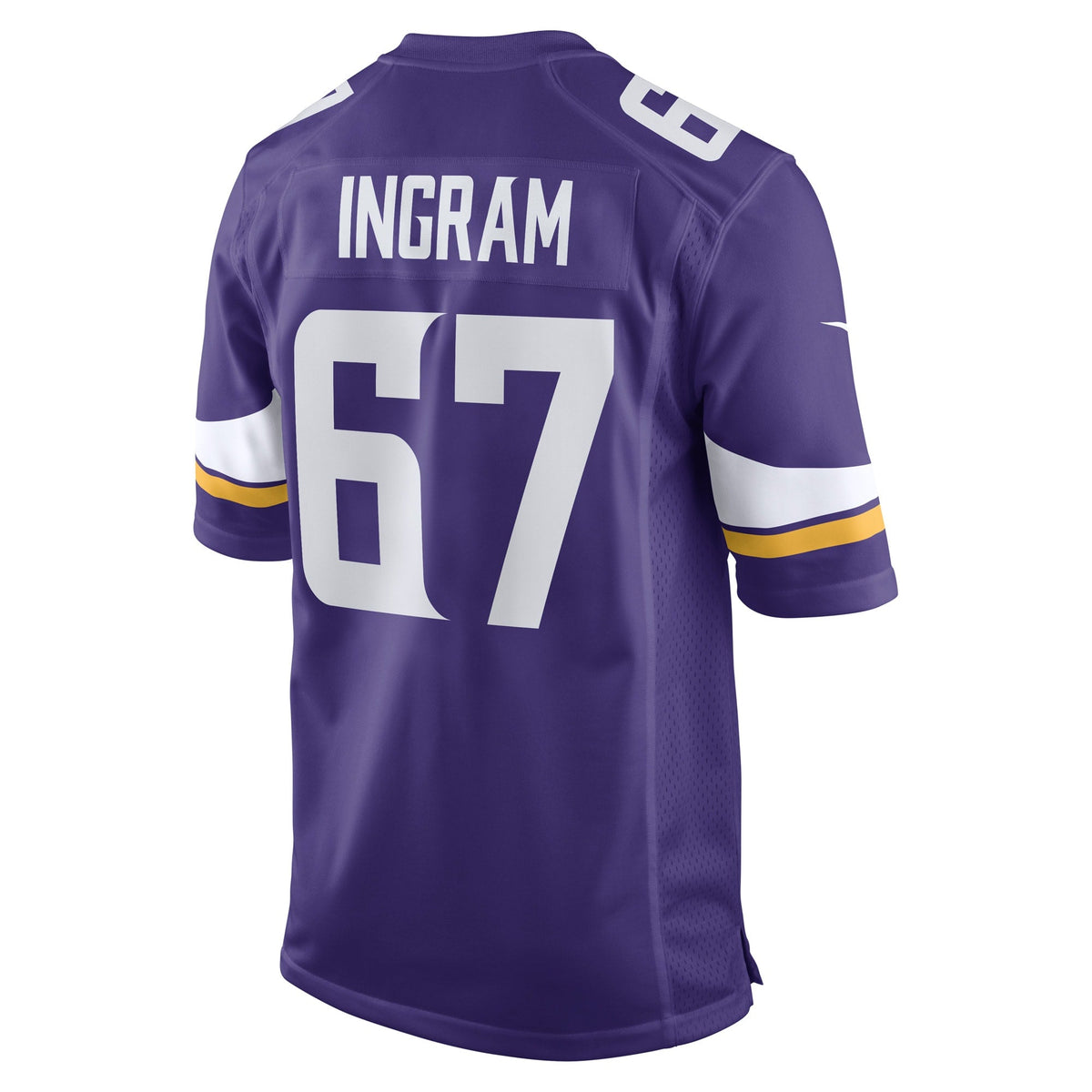 Ed Ingram Minnesota Vikings  Game   Jersey - Purple