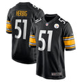 Nick Herbig Pittsburgh Steelers   Game Jersey -  Black