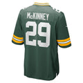 GB. Packers #29 Xavier McKinney Green Team Game Jersey