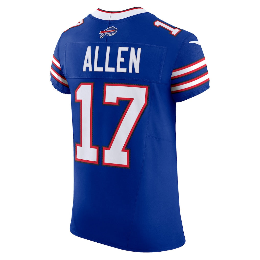 B.Bills #17 Josh Allen Royal Vapor F.U.S.E. Elite Jersey