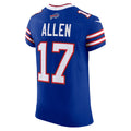B.Bills #17 Josh Allen Royal Vapor F.U.S.E. Elite Jersey