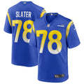 Jackie Slater Los Angeles Rams  Game Retired   Jersey - Royal