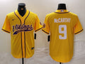 Men's Minnesota Vikings J.J. McCarthy Yellow Game Jersey