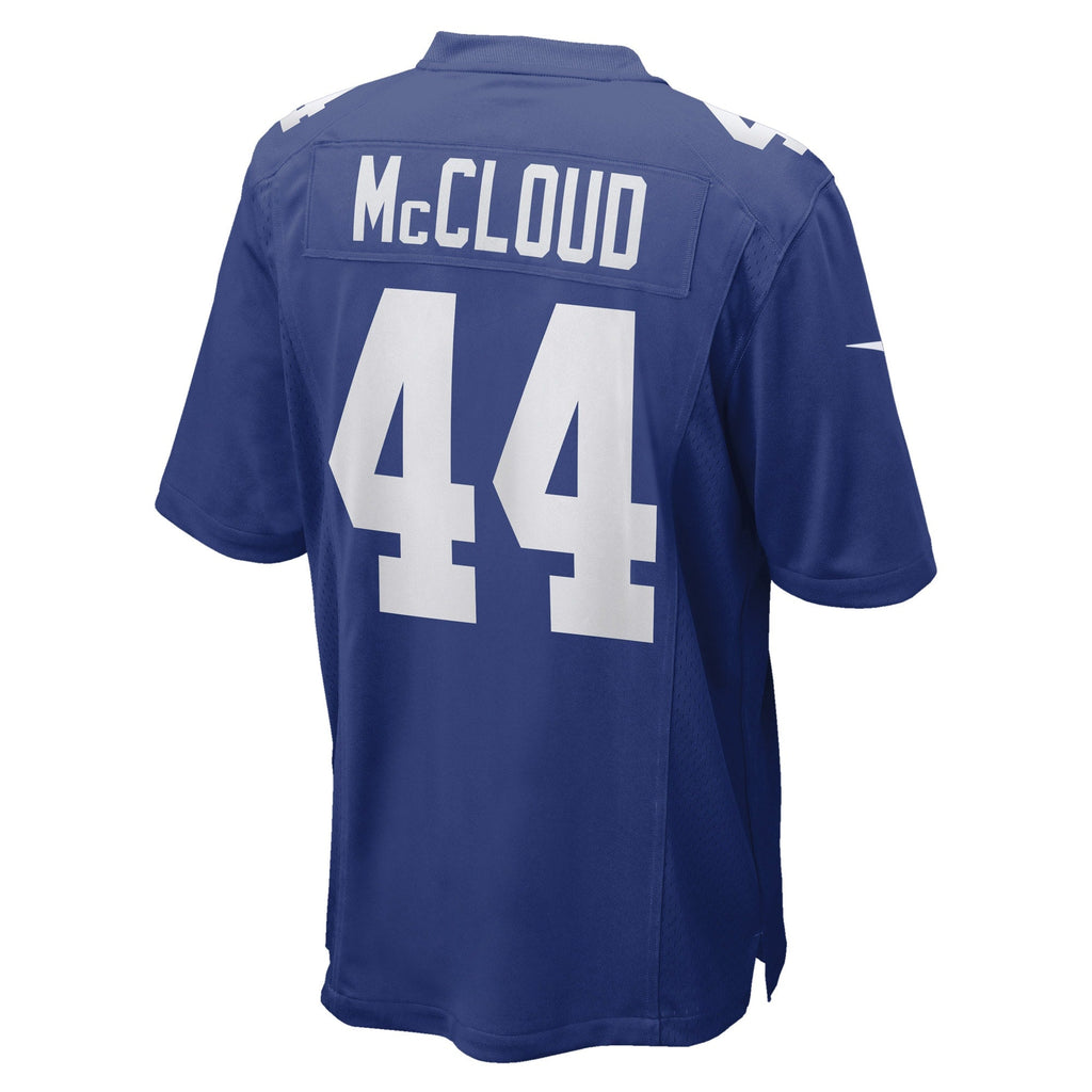 Nick McCloud New York Giants  Game   Jersey - Royal