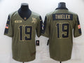 Men's Minnesota Vikings Adam Thielen Brown Player Game Jersey