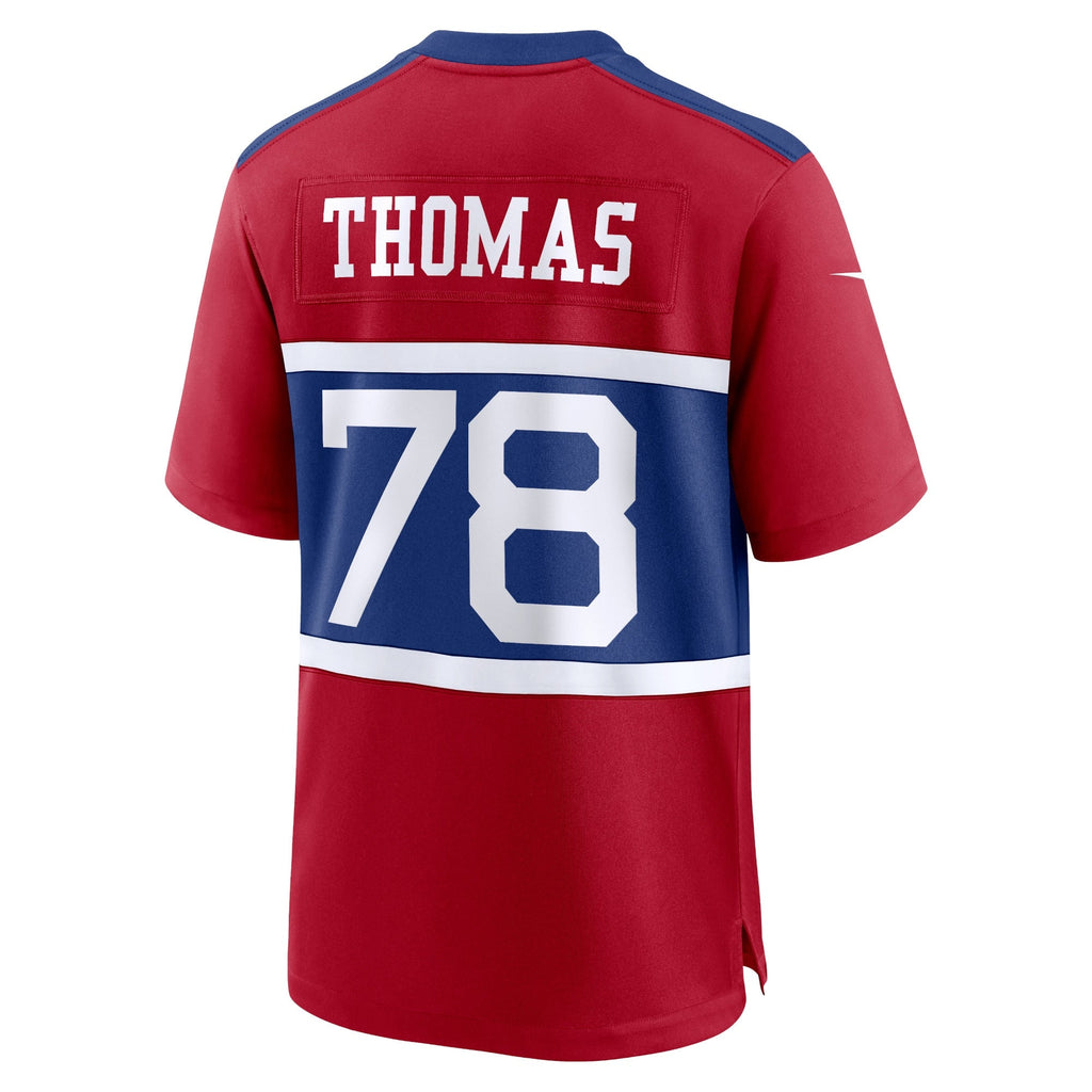 Andrew Thomas New York Giants  Alternate   Game Jersey - Century Red