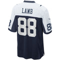 D.Cowboys #88 CeeDee Lamb Navy Alternate Game Team Jersey