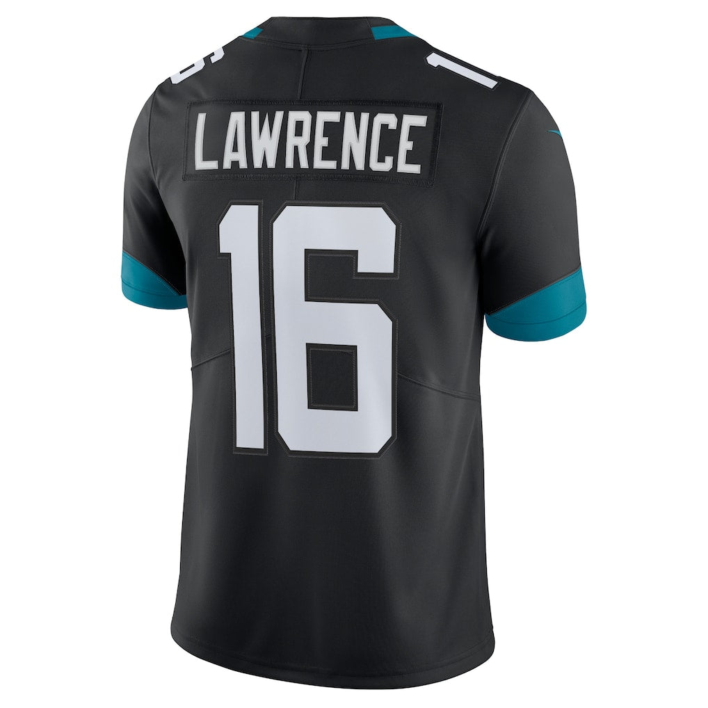 J.Jaguars #16 Trevor Lawrence Black Alternate Vapor Limited Jersey