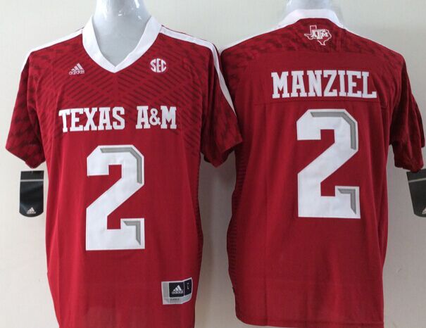 Men's Texas A&M Aggies Johnny Manziel Maroon Player Jersey
